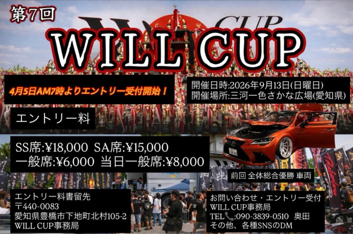 第7回 WILL CUP