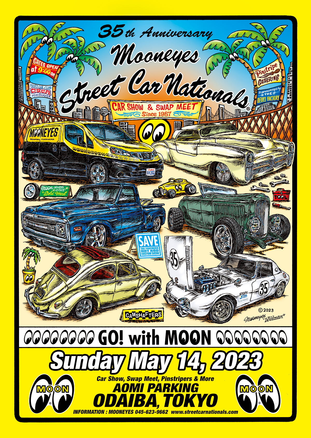 35th Anniversary MOONEYES Street Car Nationals 第35回 ムーンアイズ ストリートカーナショナルズ