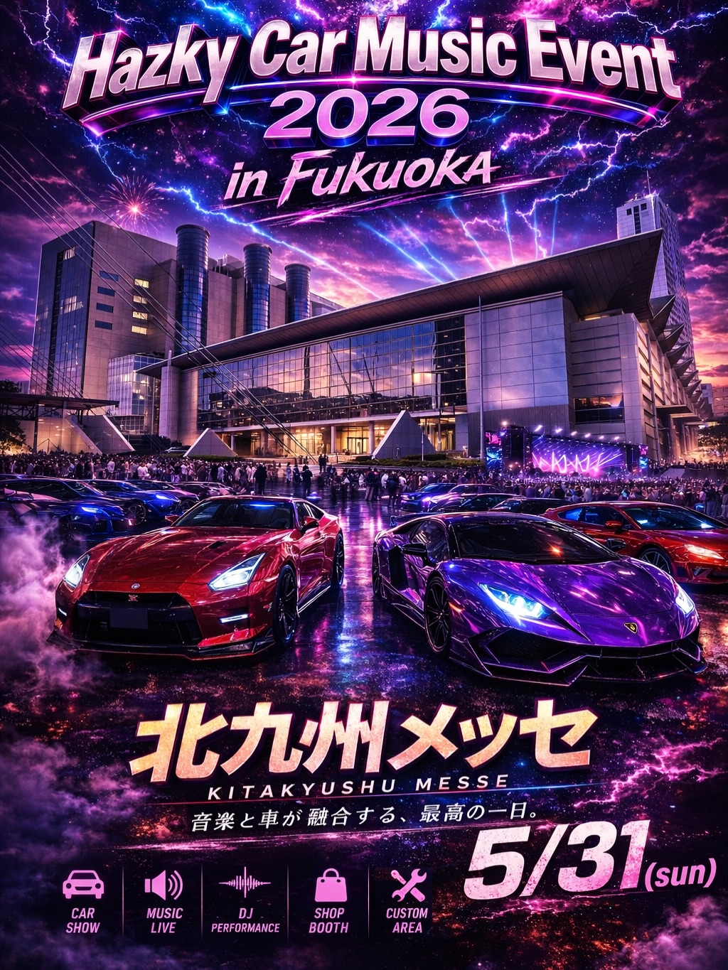 Hazky Car Music Event 2026 in Fukuoka