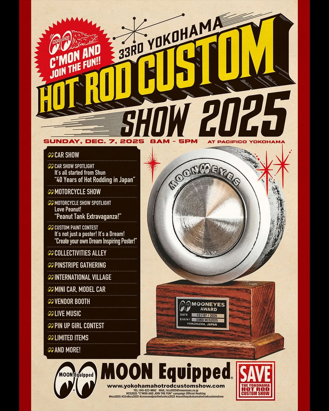 33rd YOKOHAMA HOT ROD CUSTOM SHOW 2025