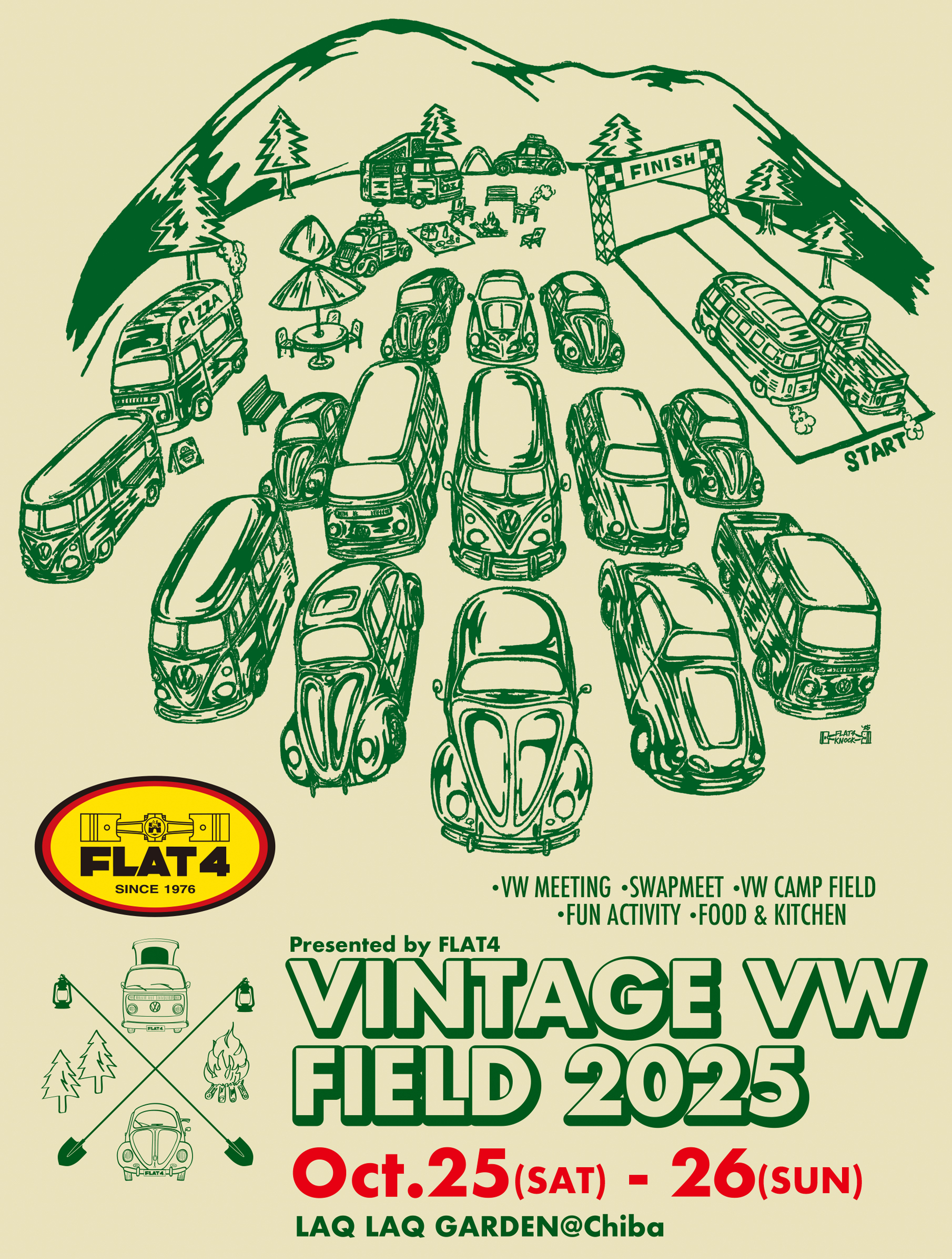 VINTAGE VW FIELD 2025