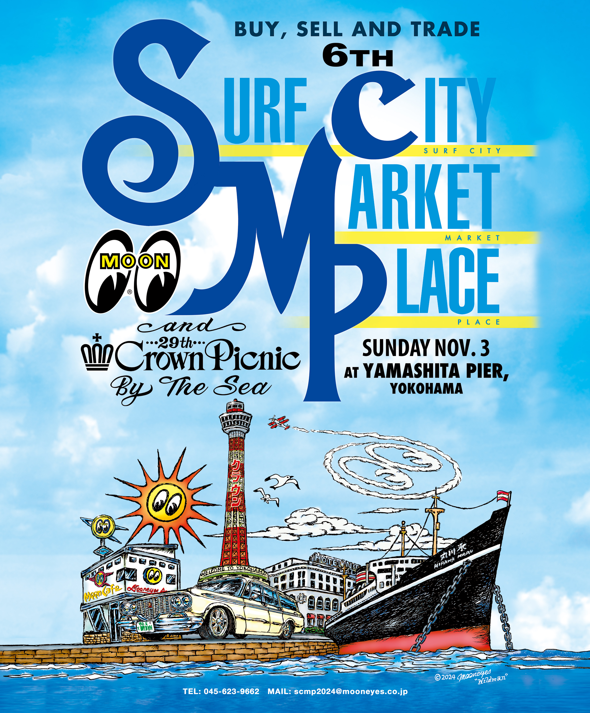 6th Surf City Market Place and 29th CROWN PICNIC by the Sea at Yamashita Pier, Yokohama